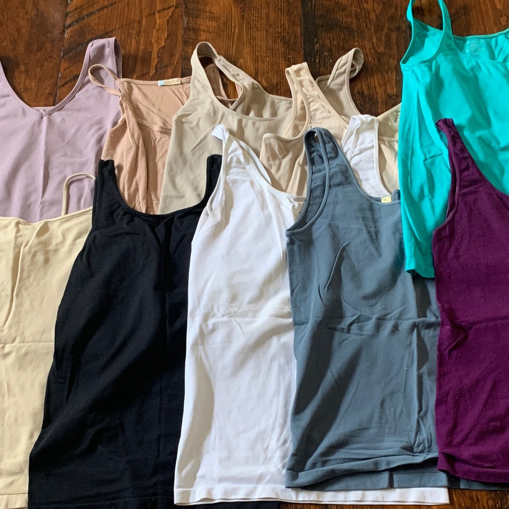 Assorted Women's Fitted Tank Tops - set of 10!